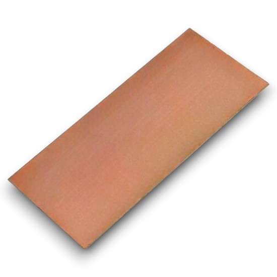 Çift Taraflı Bakır Plaket FR2 - 200x87x2mm - 1 Adet Çift Taraflı Bakır Plaket FR2 - 200x87x2mm - 1 Adet