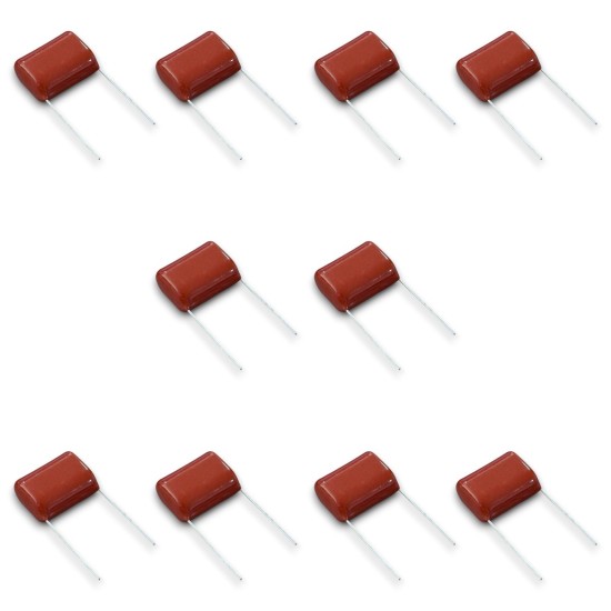 225J 400V, 2200nF 400V, 2.2uF 400V 20mm Damla Tipi Polyester Kondansatör - 10 Adet