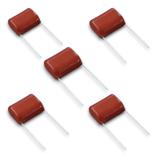 225J 400V, 2200nF 400V, 2.2uF 400V 20mm Damla Tipi Polyester Kondansatör - 5 Adet
