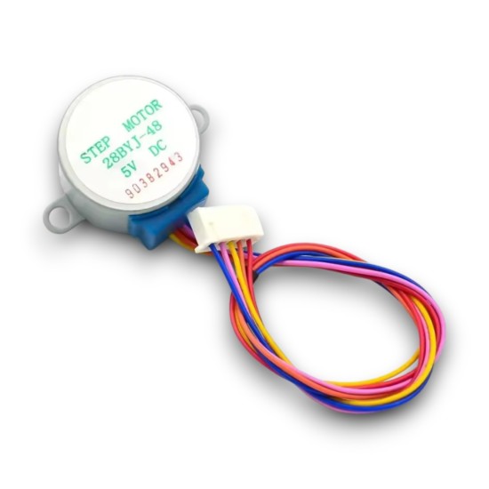 28 BYJ-48 Redüktörlü Step Motor ve ULN2003A Step Motor Sürücü Kartı