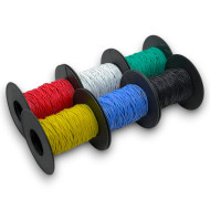 60 Metre, 30AWG, 6 Renk 6x10mt, Çok Damar Montaj Kablosu, Yumuşak Silikon Tel Kablo, Atlama Kablosu