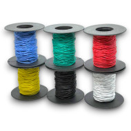 60 Metre, 30AWG, 6 Renk 6x10mt, Çok Damar Montaj Kablosu, Yumuşak Silikon Tel Kablo, Atlama Kablosu