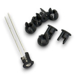 3mm Plastik Led Yuvası Led Kılıfı - 100 Adet 3mm Plastik Led Yuvası Led Kılıfı - 100 Adet