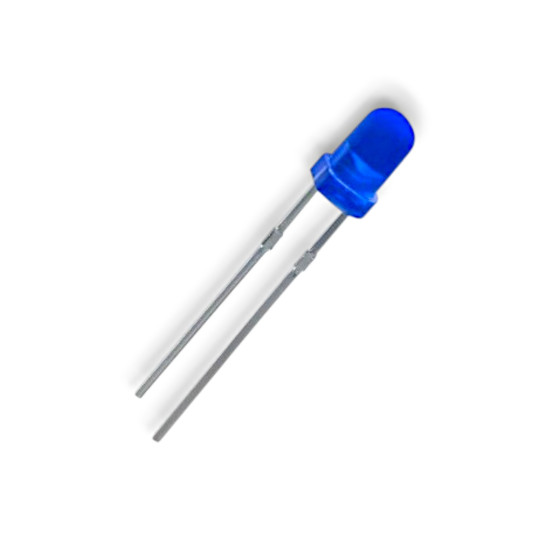 3mm Mavi Diffused Led - 100 Adet 3mm Mavi Diffused Led - 100 Adet