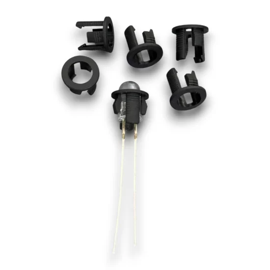 5mm Plastik Led Yuvası Led Kılıfı - 100 Adet