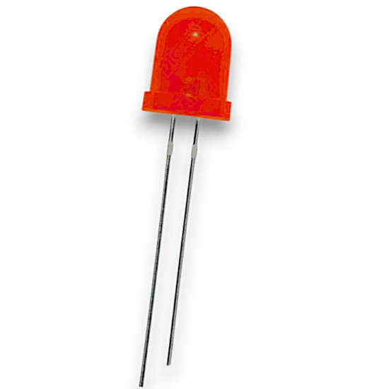 8mm Kırmızı Diffused Led - 50 Adet 8mm Kırmızı Diffused Led - 50 Adet