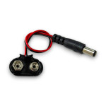 9V Pil Bağlantı Kablosu Barrel Dönüştürücü Kablo Soketli