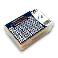 Metal Film Direnç Seti 50 Çeşit 1000 Parça Dip 1/4 Direnç %1