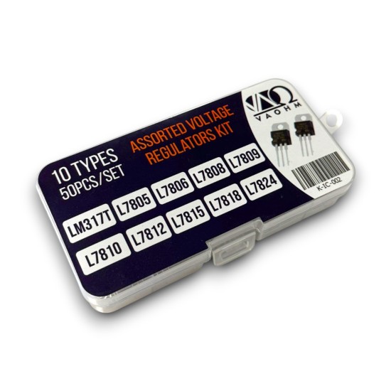 Voltaj Regülatör Seti 10 Çeşit 50 Adet