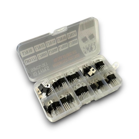 Voltaj Regülatör Seti 10 Çeşit 50 Adet