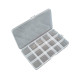 3 ADET - 15 Bölmeli Kolye, Yüzük, Takı Düzenleyici Organizer Plastik Şeffaf Kutu 10x17x2cm 3 ADET - 15 Bölmeli Kolye, Yüzük, Takı Düzenleyici Organizer Plastik Şeffaf Kutu 10x17x2cm