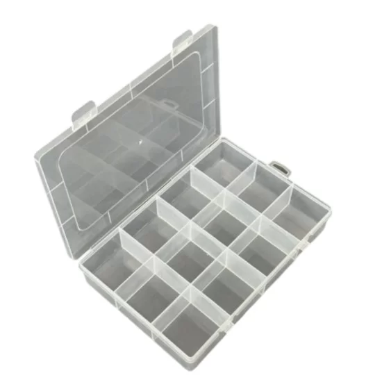 3 ADET - 12 Bölmeli Kolye, Yüzük, Takı Düzenleyici Organizer Plastik Şeffaf Kutu 13x19x3.5cm 3 ADET - 12 Bölmeli Kolye, Yüzük, Takı Düzenleyici Organizer Plastik Şeffaf Kutu 13x19x3.5cm