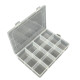 3 ADET - 12 Bölmeli Kolye, Yüzük, Takı Düzenleyici Organizer Plastik Şeffaf Kutu 13x19x3.5cm 3 ADET - 12 Bölmeli Kolye, Yüzük, Takı Düzenleyici Organizer Plastik Şeffaf Kutu 13x19x3.5cm