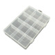 3 ADET - 12 Bölmeli Kolye, Yüzük, Takı Düzenleyici Organizer Plastik Şeffaf Kutu 13x19x3.5cm 3 ADET - 12 Bölmeli Kolye, Yüzük, Takı Düzenleyici Organizer Plastik Şeffaf Kutu 13x19x3.5cm