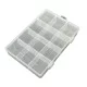 3 ADET - 12 Bölmeli Kolye, Yüzük, Takı Düzenleyici Organizer Plastik Şeffaf Kutu 13x19x3.5cm 3 ADET - 12 Bölmeli Kolye, Yüzük, Takı Düzenleyici Organizer Plastik Şeffaf Kutu 13x19x3.5cm