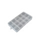 3 ADET - 15 Bölmeli Kolye, Yüzük, Takı Düzenleyici Organizer Plastik Şeffaf Kutu 10x17x2cm 3 ADET - 15 Bölmeli Kolye, Yüzük, Takı Düzenleyici Organizer Plastik Şeffaf Kutu 10x17x2cm