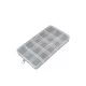 15 Bölmeli Kolye, Yüzük, Takı Düzenleyici Organizer Plastik Şeffaf Kutu 10x17x2cm 15 Bölmeli Kolye, Yüzük, Takı Düzenleyici Organizer Plastik Şeffaf Kutu 10x17x2cm