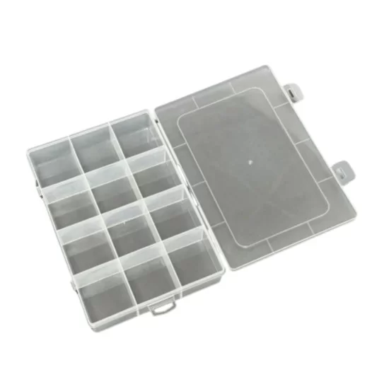 3 ADET - 12 Bölmeli Kolye, Yüzük, Takı Düzenleyici Organizer Plastik Şeffaf Kutu 13x19x3.5cm 3 ADET - 12 Bölmeli Kolye, Yüzük, Takı Düzenleyici Organizer Plastik Şeffaf Kutu 13x19x3.5cm