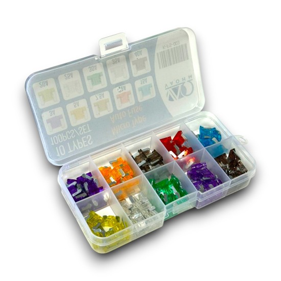 Araba Sigorta Seti 10 Çeşit 100 Parça Micro Tip