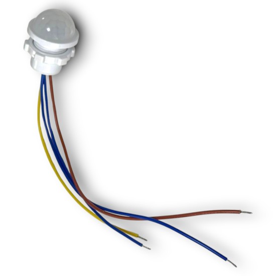 Pır Hareket Sensörü 220V - 20cm Kablolu Pır Hareket Sensörü 220V - 20cm Kablolu