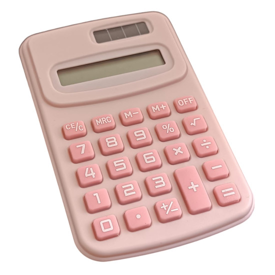 Güneş Enerjili Elektronik 8 Haneli Pembe Hesap Makinesi Kc-888 Güneş Enerjili Elektronik 8 Haneli Pembe Hesap Makinesi Kc-888