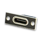 USB 3.1 Type-C Panel Montaj Dişi Soket 4 Pin Smd Lehimlenebilir Padler Konnektör Telefon Şarj Board