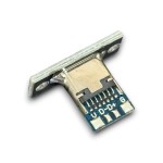USB 3.1 Type-C Panel Montaj Dişi Soket 4 Pin Smd Lehimlenebilir Padler Konnektör Telefon Şarj Board