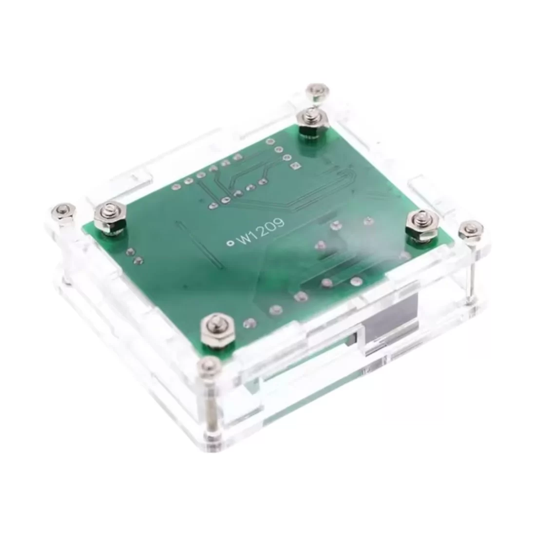 W1209 Dijital Termostat Sıcaklık Kontrol Devresi Sensörlü + W1209 Termostat İçin Pleksi Kutu