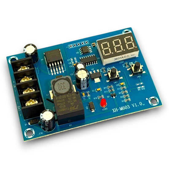 Şarj Kontrol Devresi 12-24V Jel Akü Ve Lityum Pil Uyumlu Xh-m603 Şarj Kontrol Devresi 12-24V Jel Akü Ve Lityum Pil Uyumlu Xh-m603