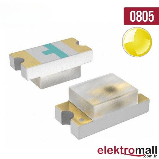 0805 Sarı Smd Led 