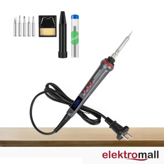 Model 927 - 90w Dijital Isı Ayarlı Kalem Havya Seti - 5 Farklı yedek uç