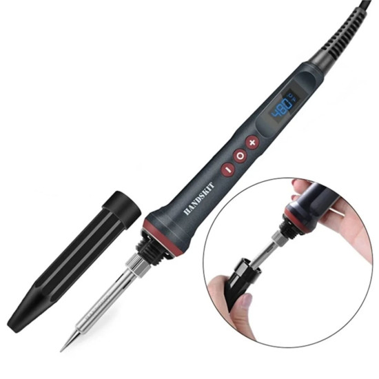 Model 927 - 90w Dijital Isı Ayarlı Kalem Havya Seti - 5 Farklı yedek uç