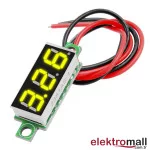 0.28 İnç Mini Dijital Sarı Voltmetre