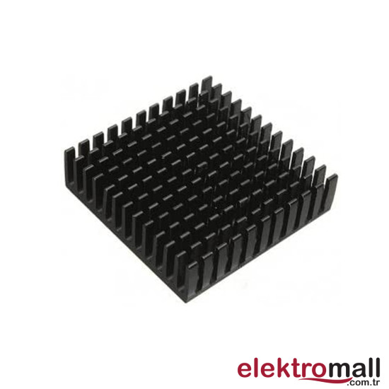 Alüminyum Soğutucu Siyah 4X4Cm Peltier Uyumlu Alüminyum Soğutucu Siyah 4X4Cm Peltier Uyumlu