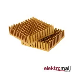 Alüminyum Soğutucu Gold 4X4Cm Peltier Uyumlu