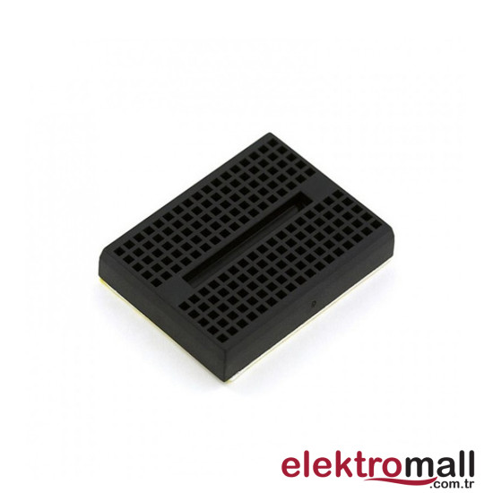 Syb-170 Mini Yapışkanlı 170 Pin Breadboard - Siyah Syb-170 Mini Yapışkanlı 170 Pin Breadboard - Siyah