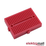 Syb-170 Mini Yapışkanlı 170 Pin Breadboard - Kırmızı Syb-170 Mini Yapışkanlı 170 Pin Breadboard - Kırmızı