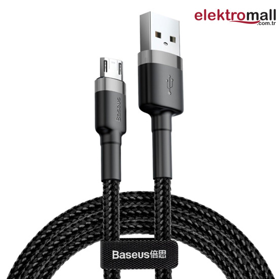 Baseus Şarj Kablosu Mıcro Usb 2.4A 1M