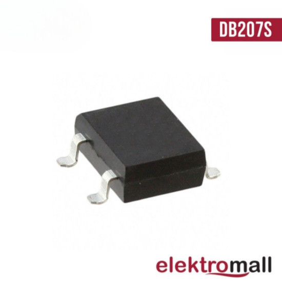 Db207S 4-Smd 2A 1000V Köprü Diyot Db207S 4-Smd 2A 1000V Köprü Diyot