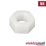 M4 Altı Köşe Plastik Somun