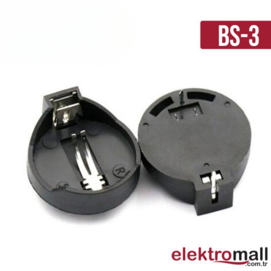 Bs-3 Cr2032 Pcb Tipi Pil Yuvası Bs-3 Cr2032 Pcb Tipi Pil Yuvası