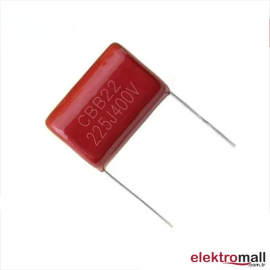 Cbb22 225J400V 2.2uF 400V Polyester Kondansatör Cbb22 225J400V 2.2uF 400V Polyester Kondansatör