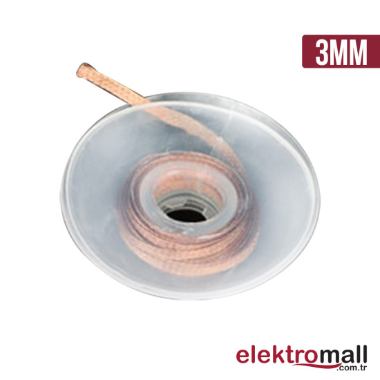 Lehim Temizleme Teli 3mm 1.5M Lehim Temizleme Teli 3mm 1.5M