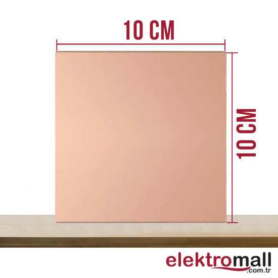 10X10Cm Bakır Plaket FR4 10X10Cm Bakır Plaket FR4