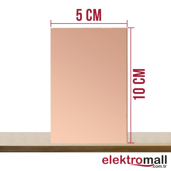 5X10Cm Bakır Plaket FR4 5X10Cm Bakır Plaket FR4