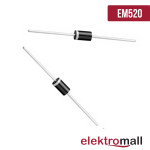 EM520 Diyot  DO-41 2000V 1A  EM520 Diyot  DO-41 2000V 1A