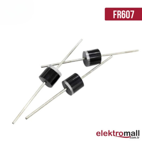 Fr607 Diyot R-6 6A 1000V Fr607 Diyot R-6 6A 1000V