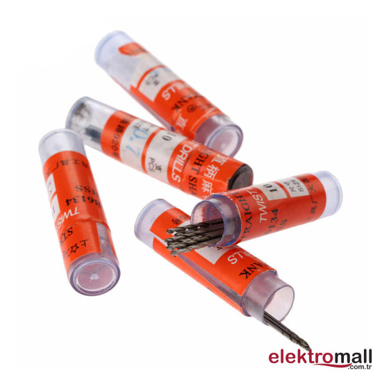 Hss Matkap Ucu 1.8 mm (Kalınlık) - 46 mm (Uzunluk) 10'Lu Hss Matkap Ucu 1.8 mm (Kalınlık) - 46 mm (Uzunluk) 10'Lu
