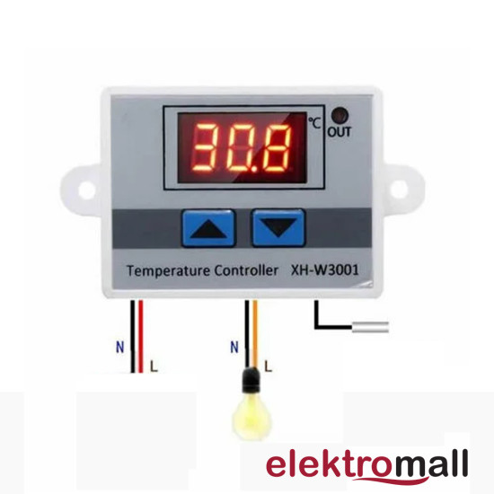 Xh-W3001 220V Ac Dijital Termostat Xh-W3001 220V Ac Dijital Termostat
