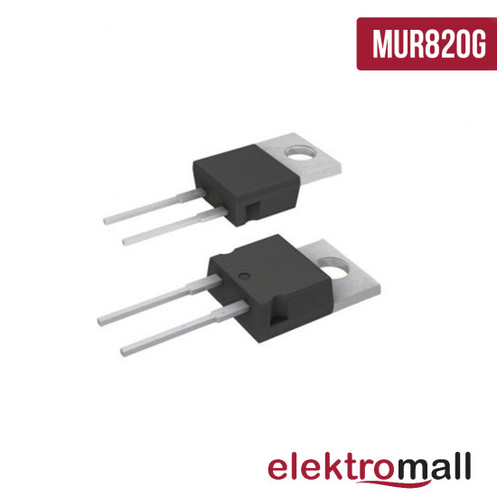 MUR820G Hızlı Diyot TO-220AC 8A 200V 